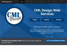 Tablet Screenshot of cmldesign.co.uk